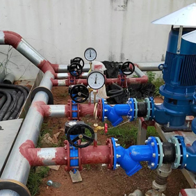 Central air conditioning host and pipeline